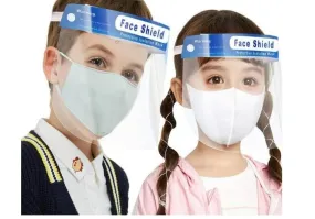 10 Pack Plastic Clear Face Shield CEFS1418, Child Protective Face Shield 10/Box