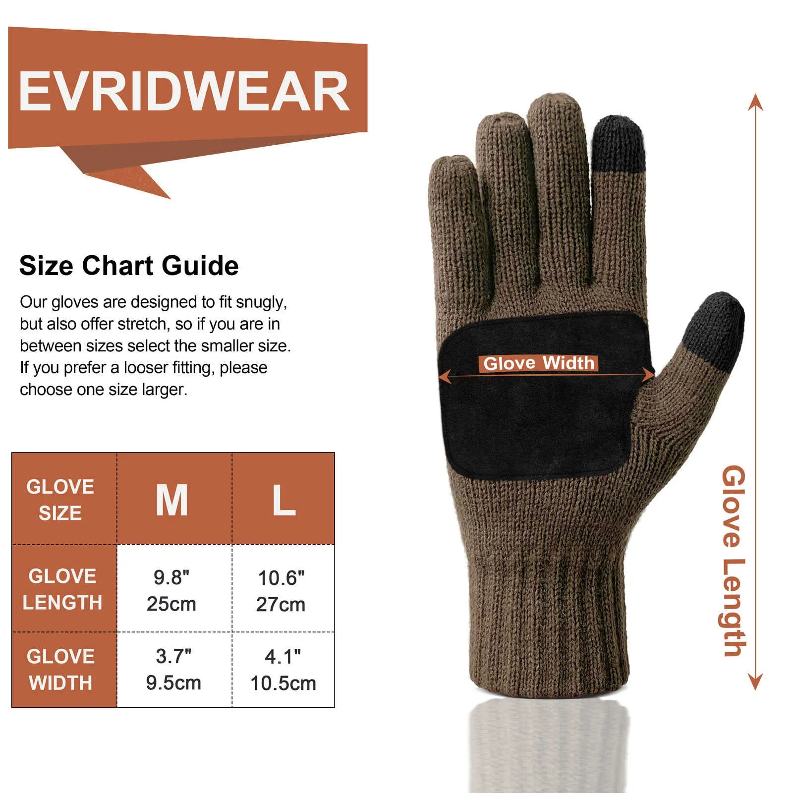 3M Thinsulate Thermal Anti-Slip Touchscreen Gloves