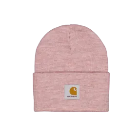 Acrylic Watch Hat Glassy Pink Heather