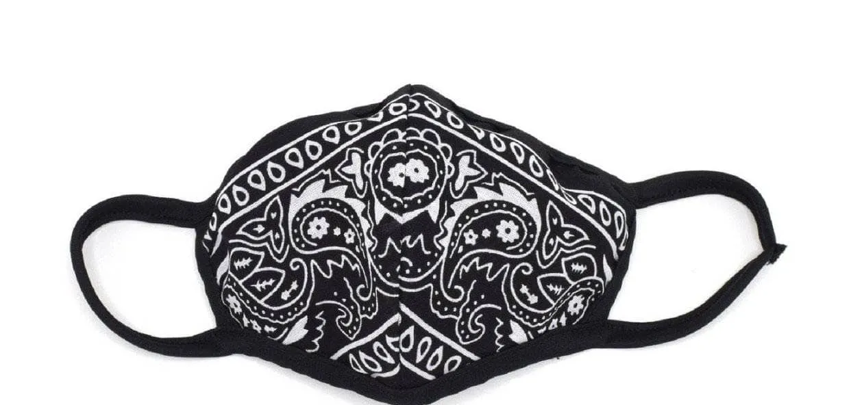 Bandana Print Face Mask