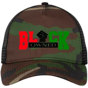 BLACK OWNED RBG Snapback Trucker Cap