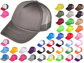 Blank Foam Trucker Hats - BK Caps Foam Front