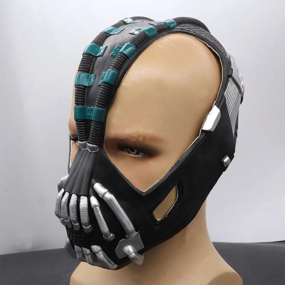 Bruce Wayne The Dark Knight Rises Bane Cosplay Latex Mask Prop Halloween