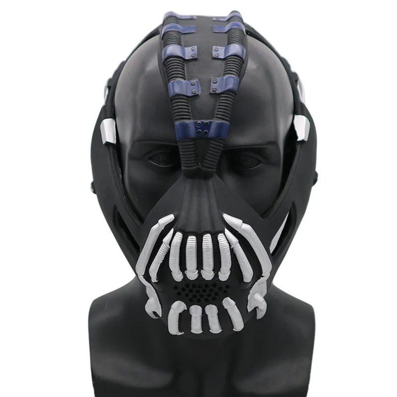 Bruce Wayne The Dark Knight Rises Bane Cosplay Latex Mask Prop Halloween