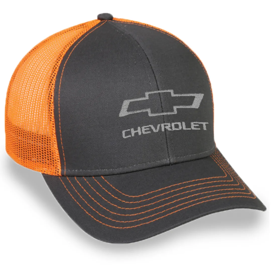 Chevrolet Bowtie Mesh Snapback Hat / Cap