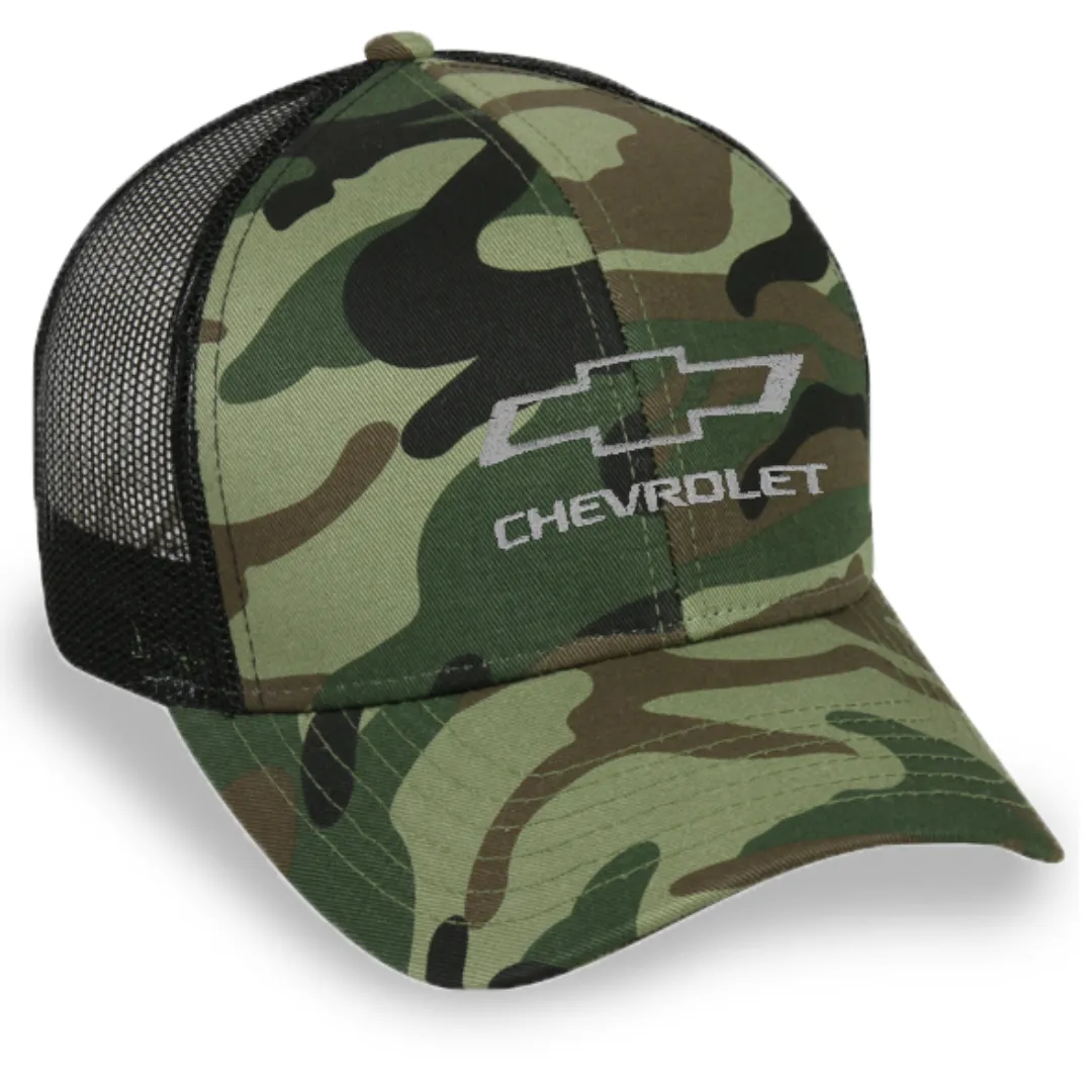 Chevrolet Bowtie Mesh Snapback Hat / Cap