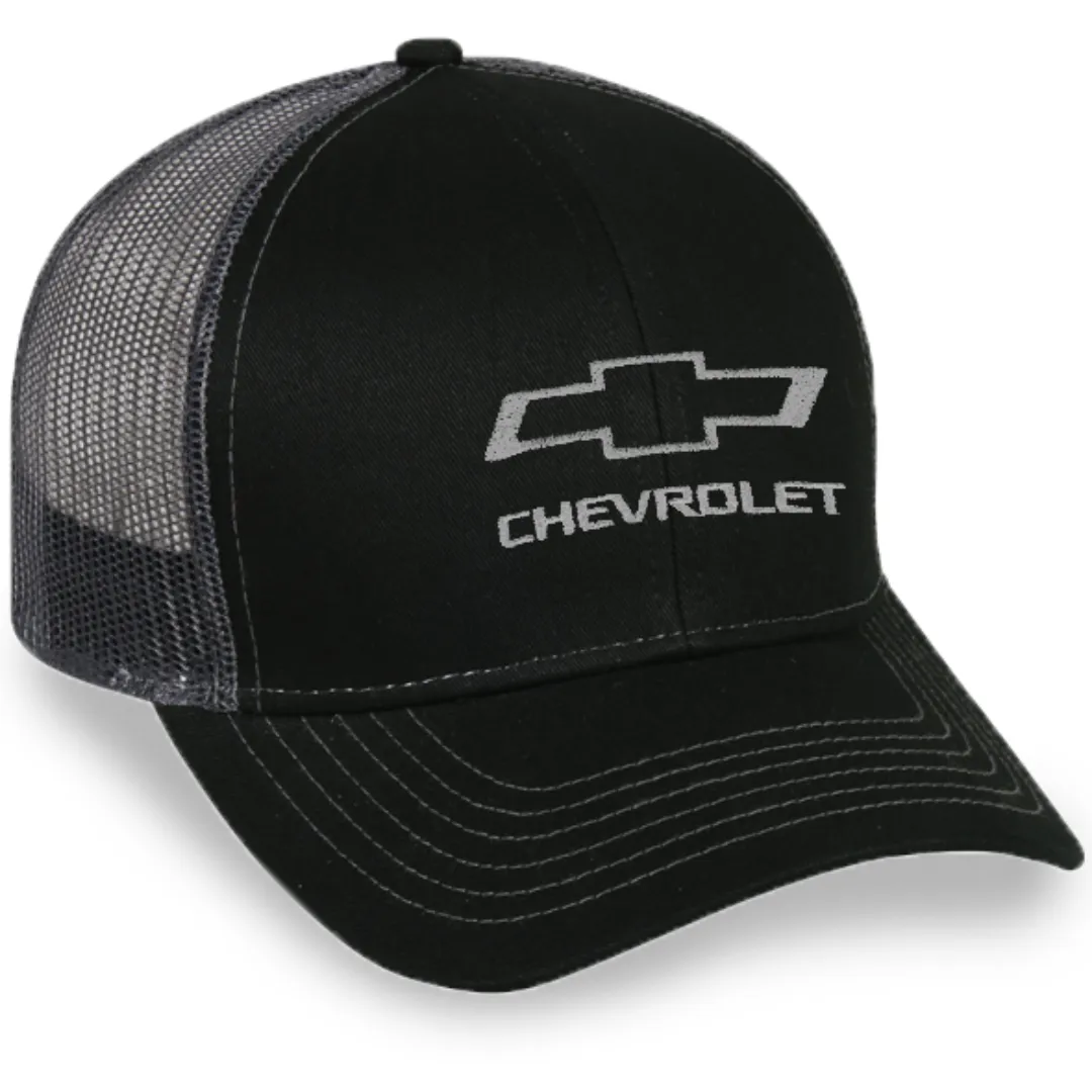 Chevrolet Bowtie Mesh Snapback Hat / Cap