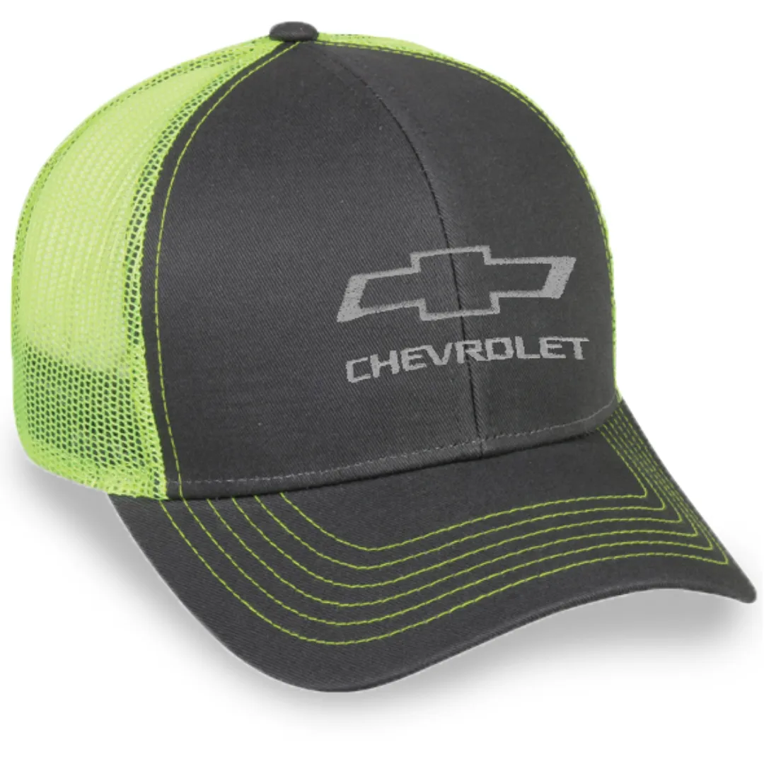 Chevrolet Bowtie Mesh Snapback Hat / Cap