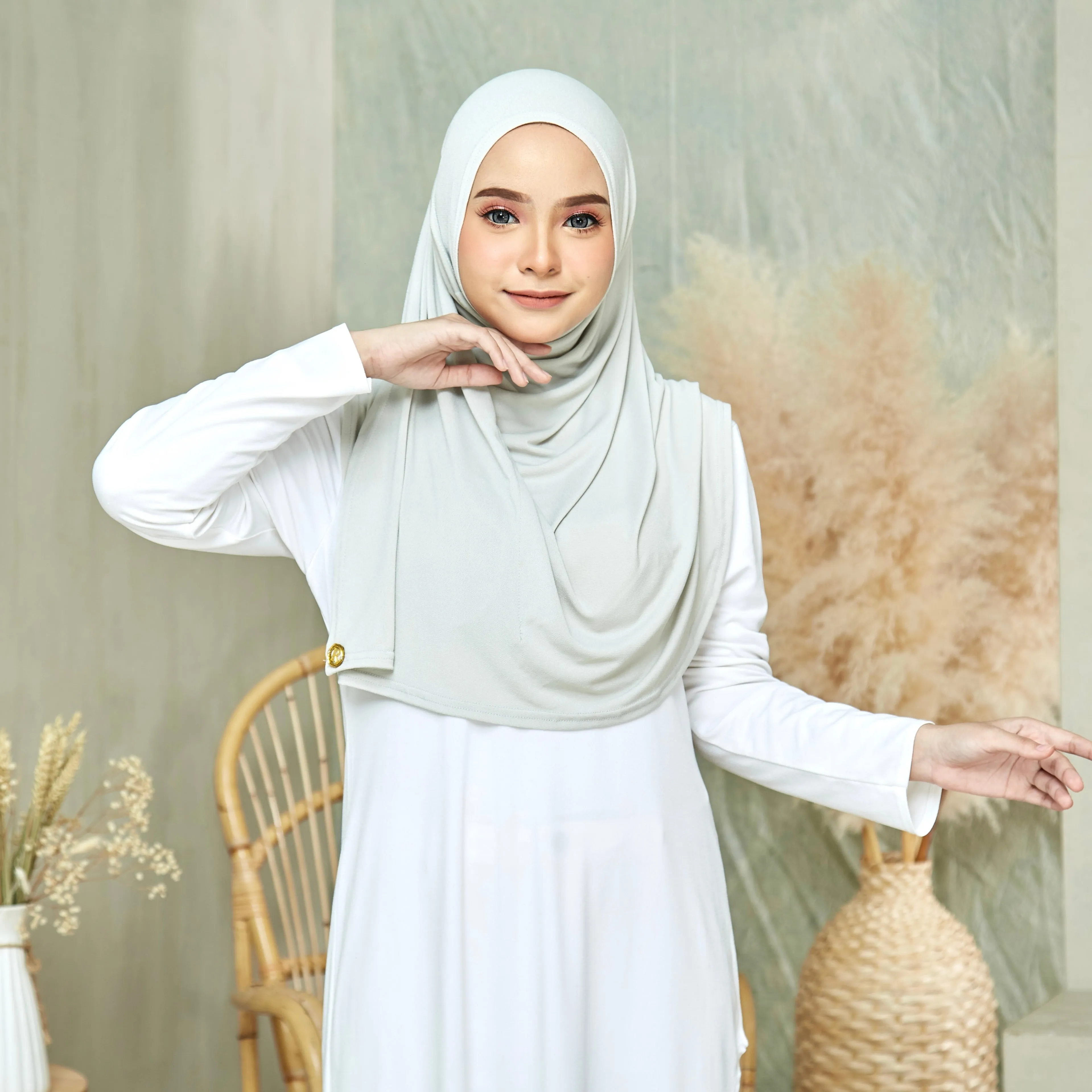 Clara Instant Hijab in Tulip (Maxi)