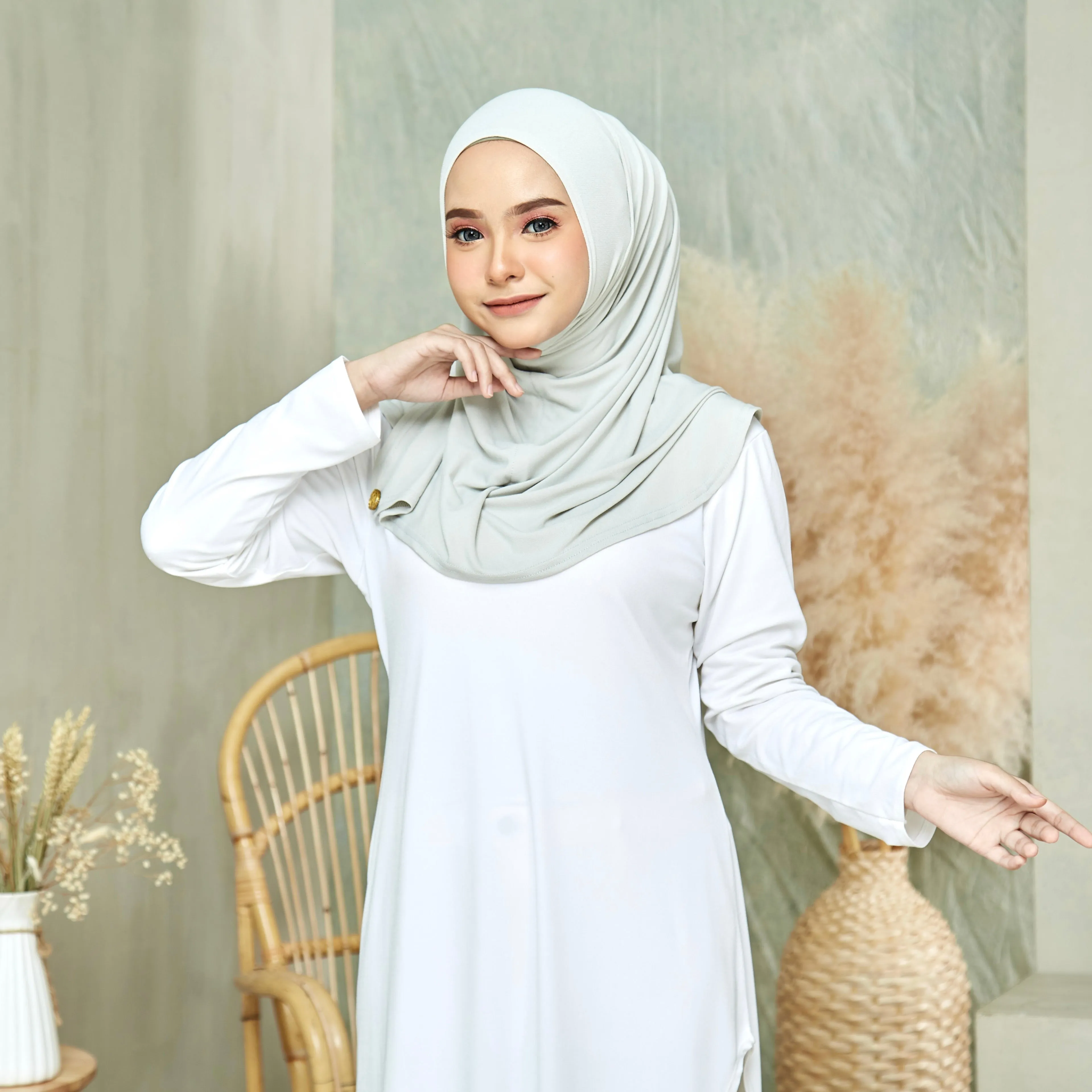 Clara Instant Hijab in Tulip (Mini)