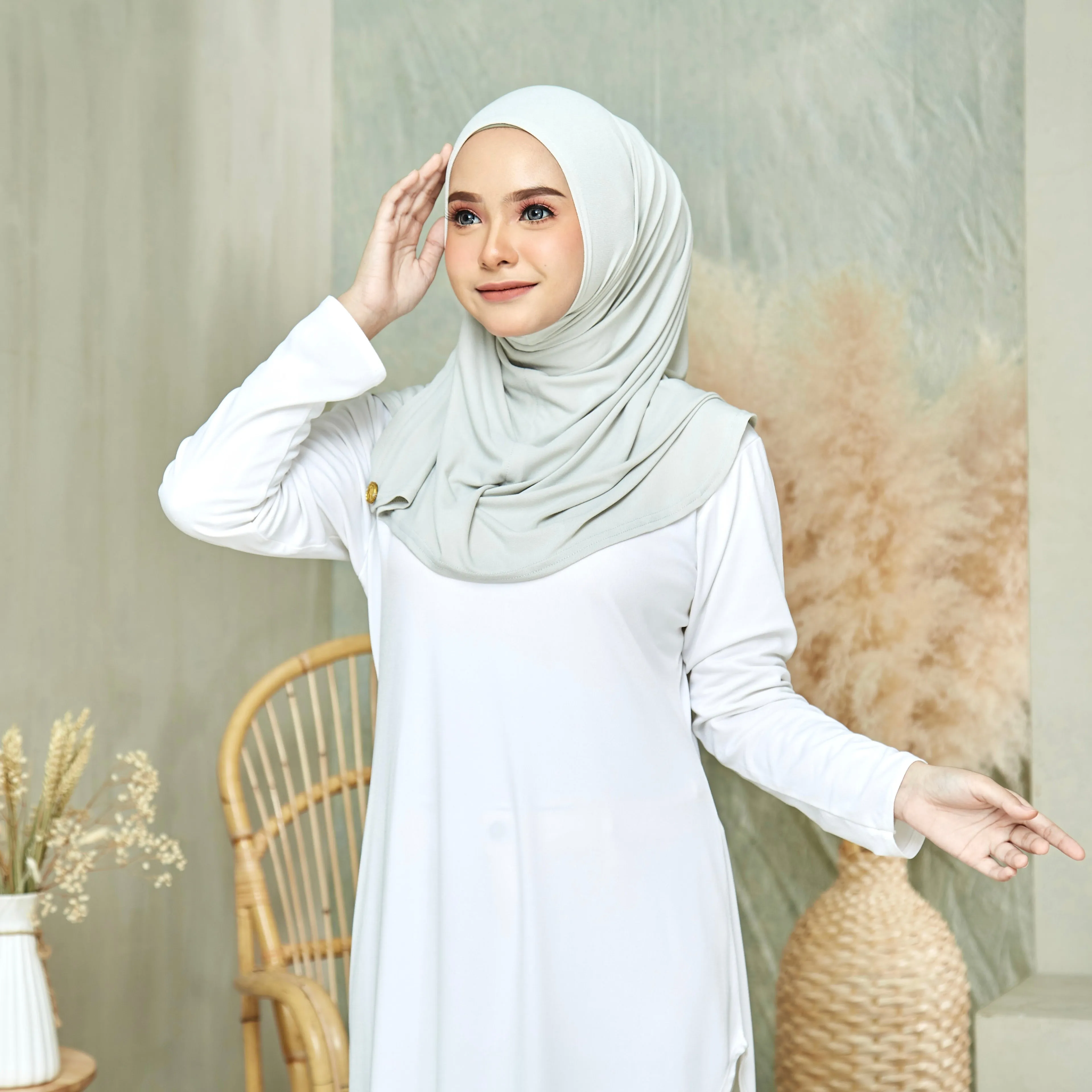 Clara Instant Hijab in Tulip (Mini)