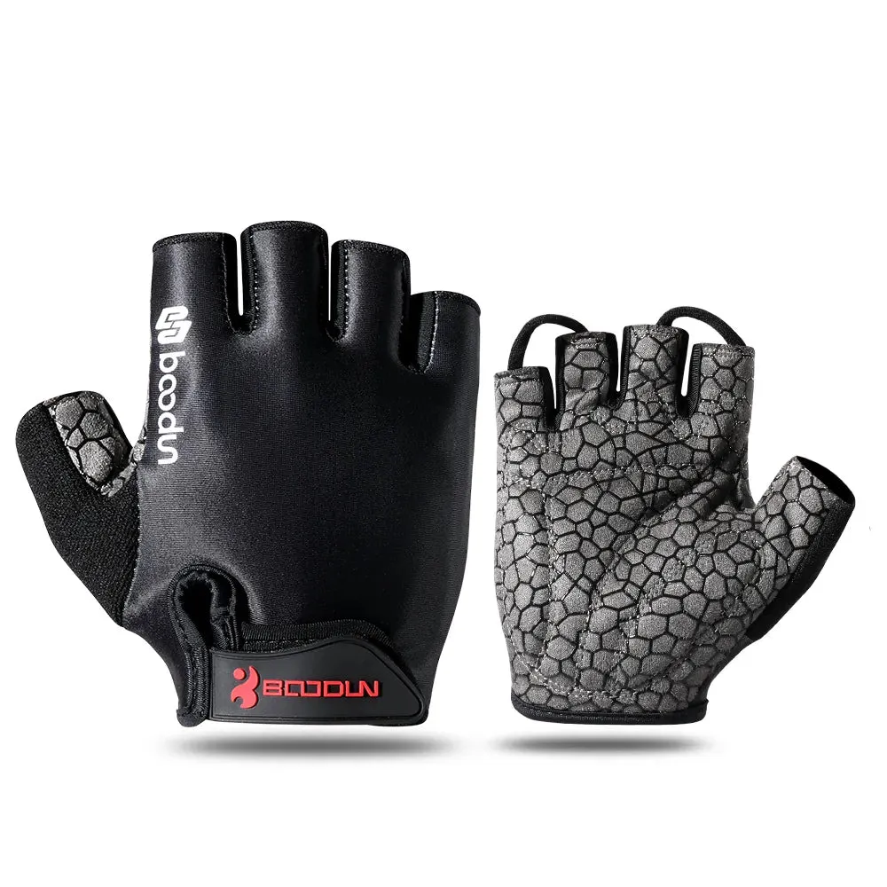 Cycling Gloves Half Finger Shockproof Wear Resistant Breathable MTB Road Bicycle Sport Anti-slip Bike Equipment Summer Men Women