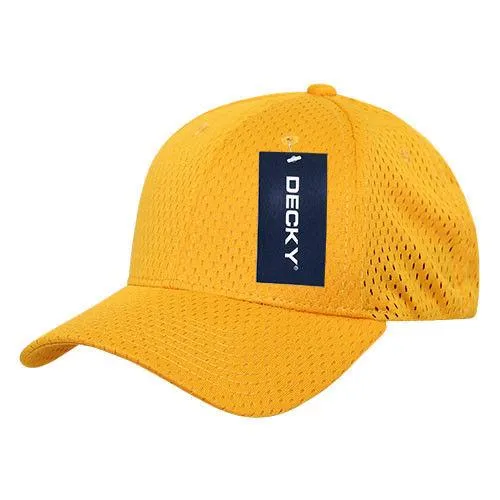 Decky Mesh Jersey Flex Structured Dad Baseball Hats Caps Unisex