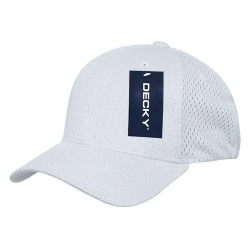 Decky Mesh Jersey Flex Structured Dad Baseball Hats Caps Unisex