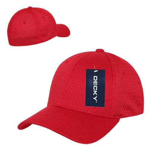 Decky Mesh Jersey Flex Structured Dad Baseball Hats Caps Unisex