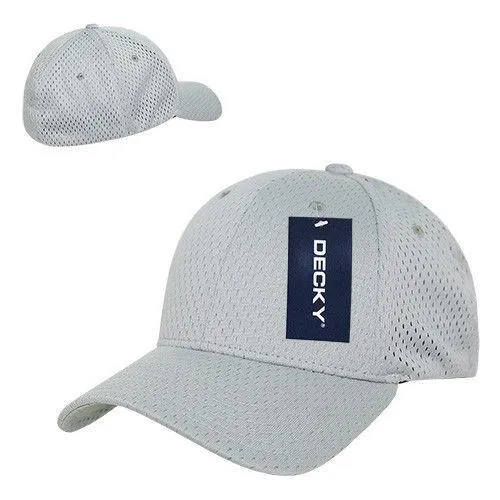 Decky Mesh Jersey Flex Structured Dad Baseball Hats Caps Unisex