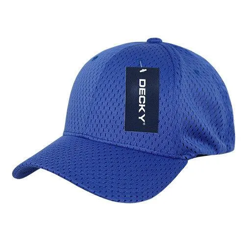 Decky Mesh Jersey Flex Structured Dad Baseball Hats Caps Unisex