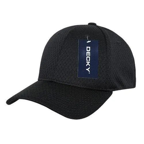 Decky Mesh Jersey Flex Structured Dad Baseball Hats Caps Unisex