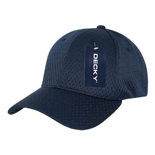 Decky Mesh Jersey Flex Structured Dad Baseball Hats Caps Unisex