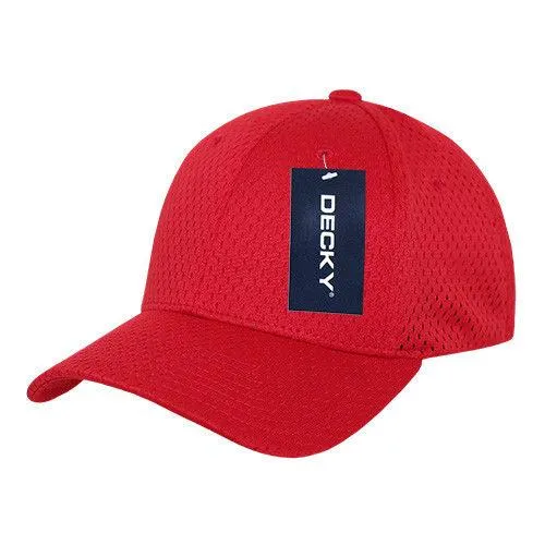 Decky Mesh Jersey Flex Structured Dad Baseball Hats Caps Unisex