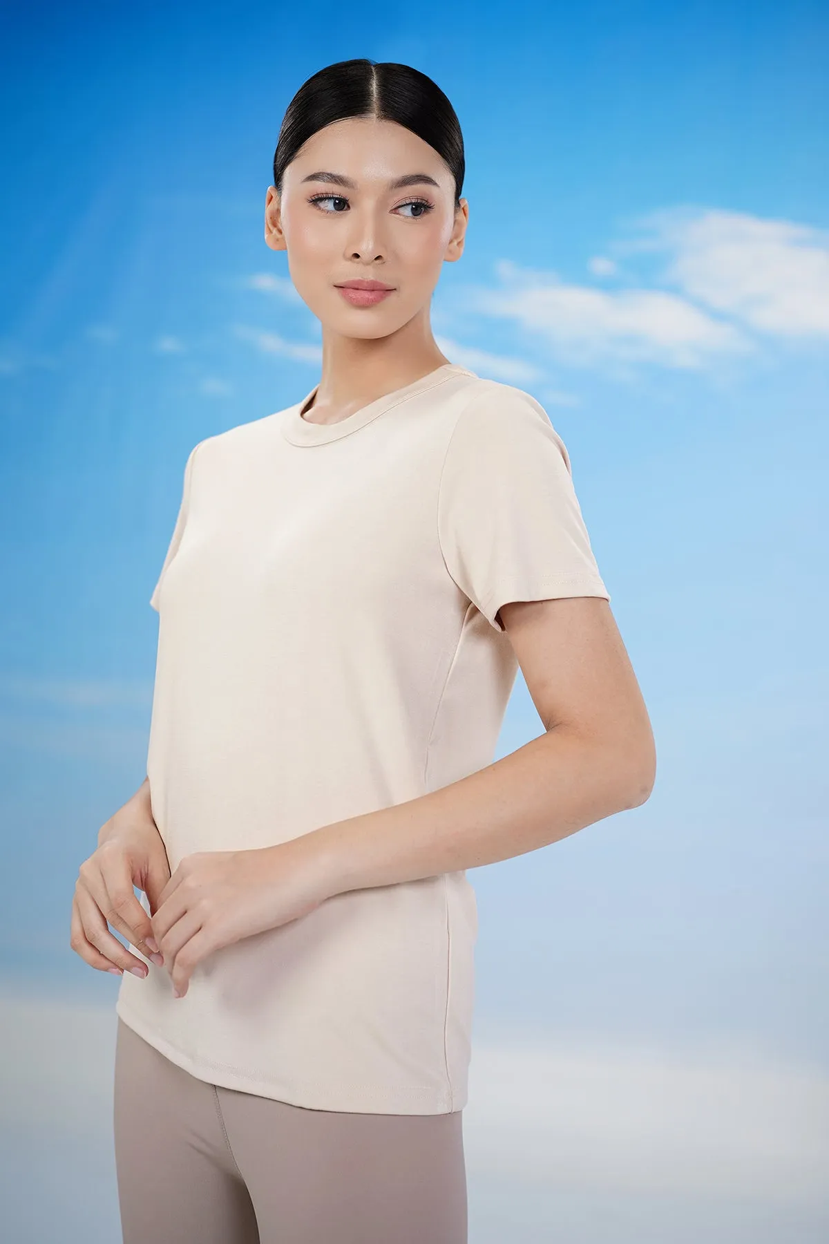 Everyday Inner Short Sleeves - Whisper Pink