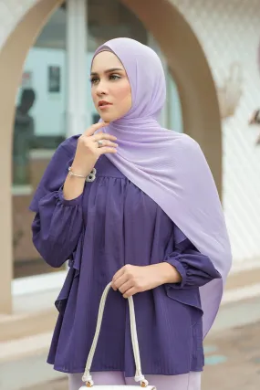 Everyday Pleated Shawl - Lavendula