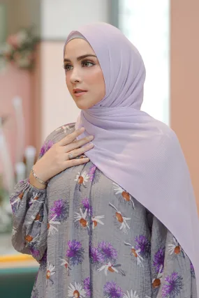 Everyday Pleated Shawl - Lilac