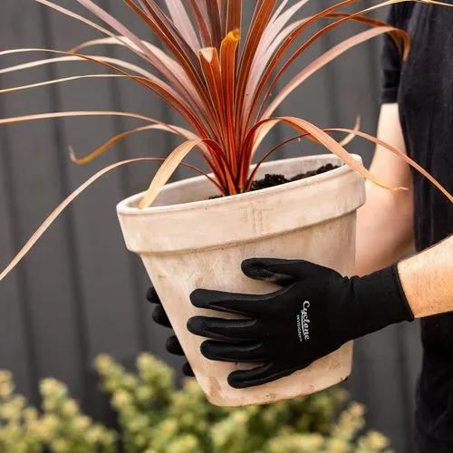 Garden Cyclone Large Black Invisigrip Gloves