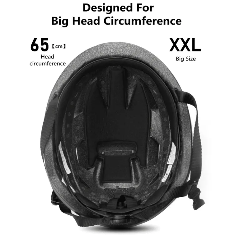 GUB CJD Integrally-Molded Bicycle Goggles Helmet With Tail Light(Black)