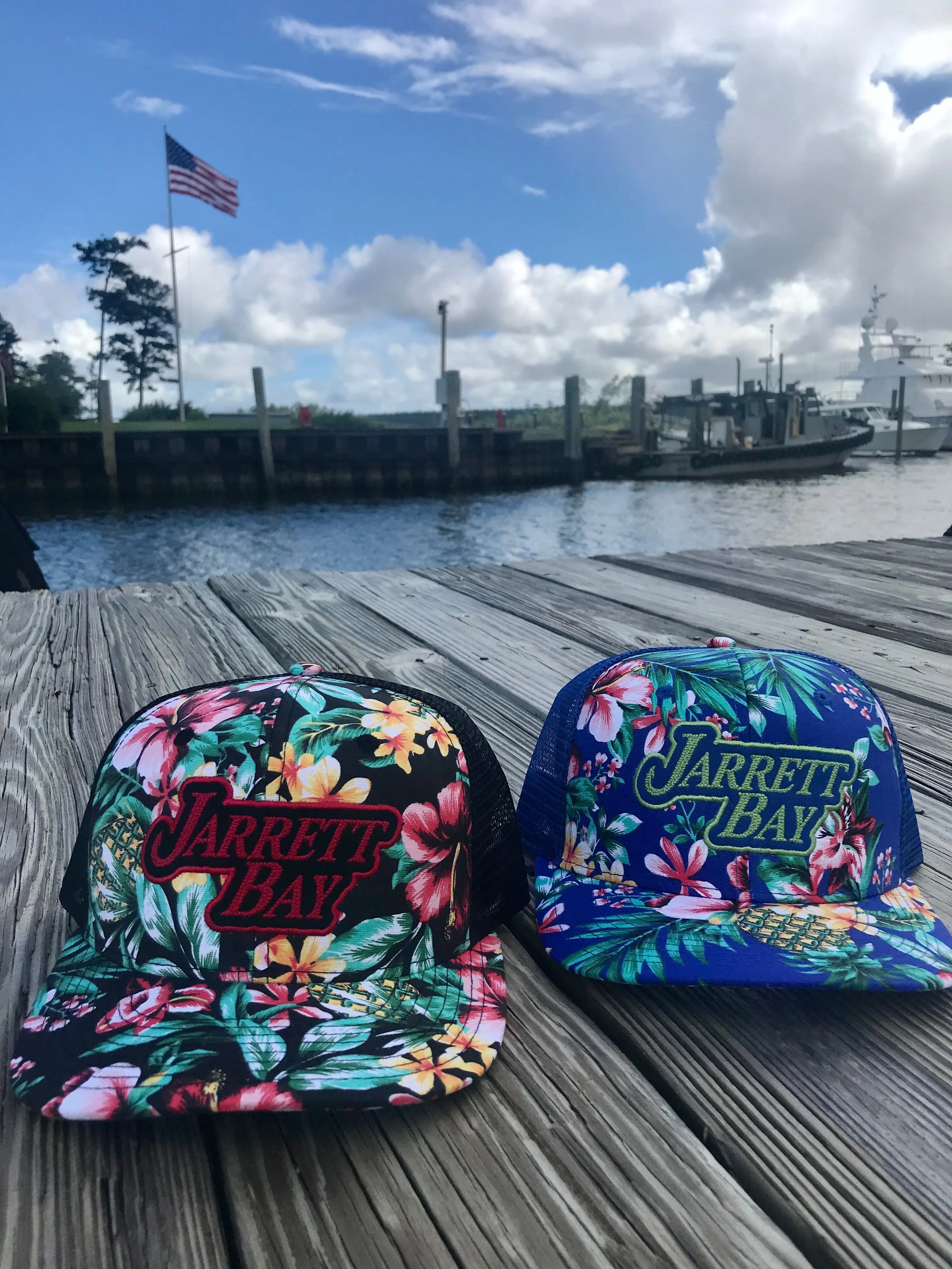 Jarrett Bay Hawaiian Trucker Hat