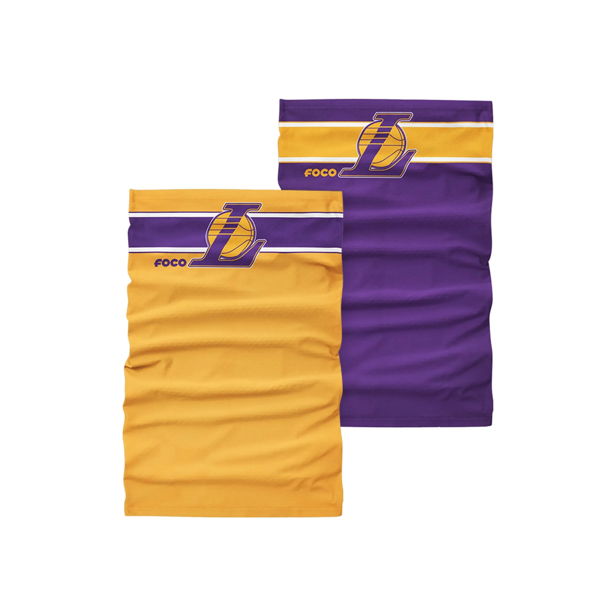 Los Angeles Lakers NBA Stitched 2 Pack Gaiter Scarf