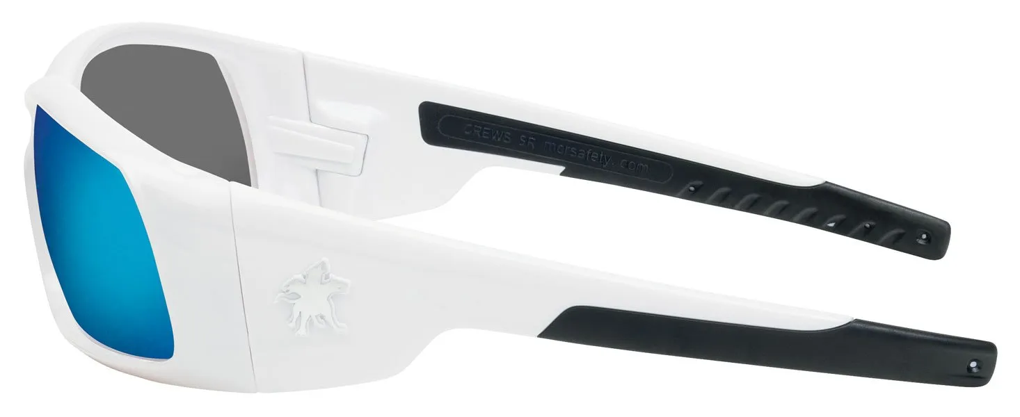 MCR Crews Swagger Safety Glasses, Sporty Sunglasses, ANSI Z87.1