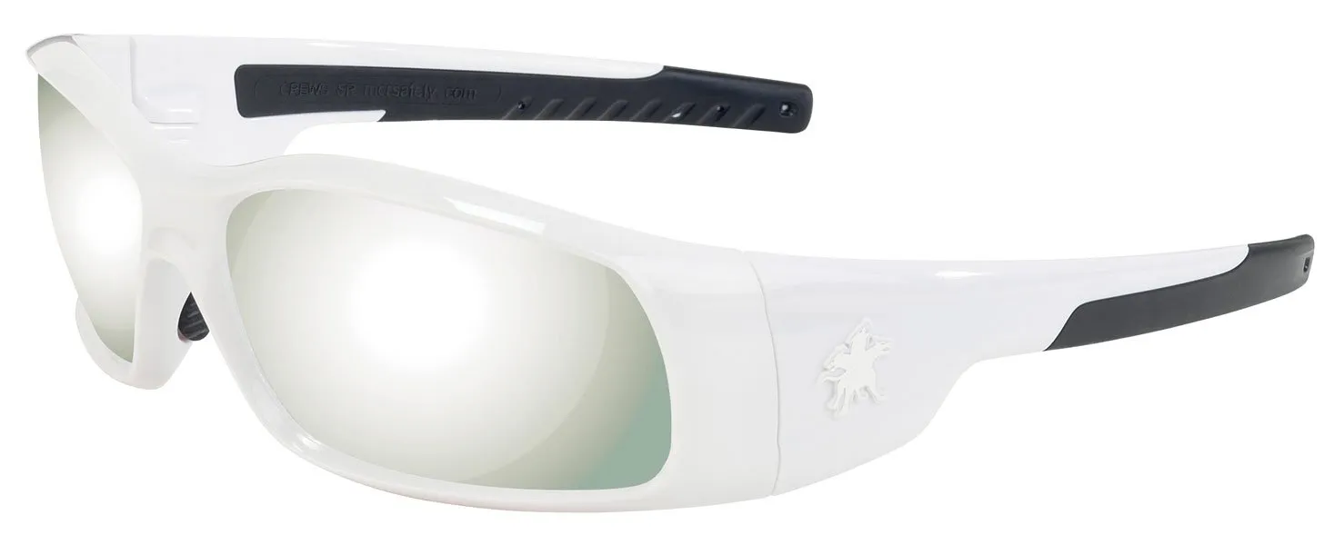 MCR Crews Swagger Safety Glasses, Sporty Sunglasses, ANSI Z87.1