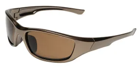 MSA Safety Works 10105404 Espresso GlareGone Polarized Safety Glasses, 1-Qty