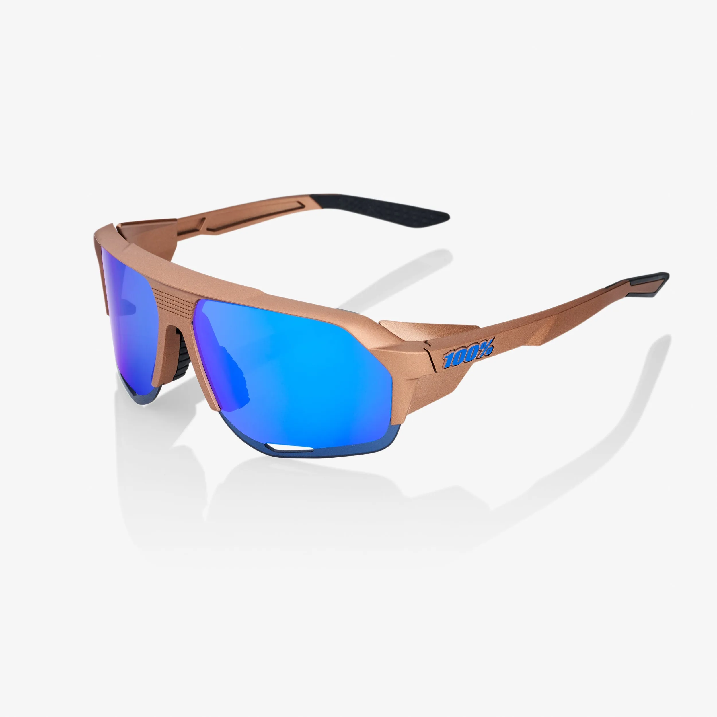 NORVIK™ - Matte Copper Chromium - Blue Multilayer Mirror Lens