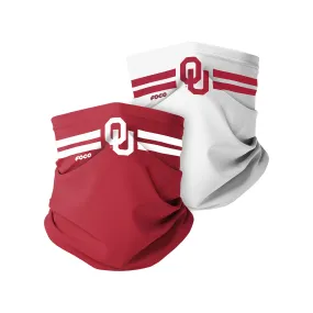 Oklahoma Sooners NCAA Stitched 2 Pack Gaiter Scarf