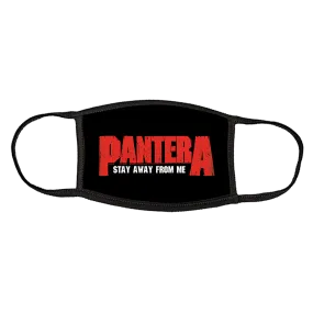 PANTERA LOGO STAY AWAY CLOTH FACE COVERING