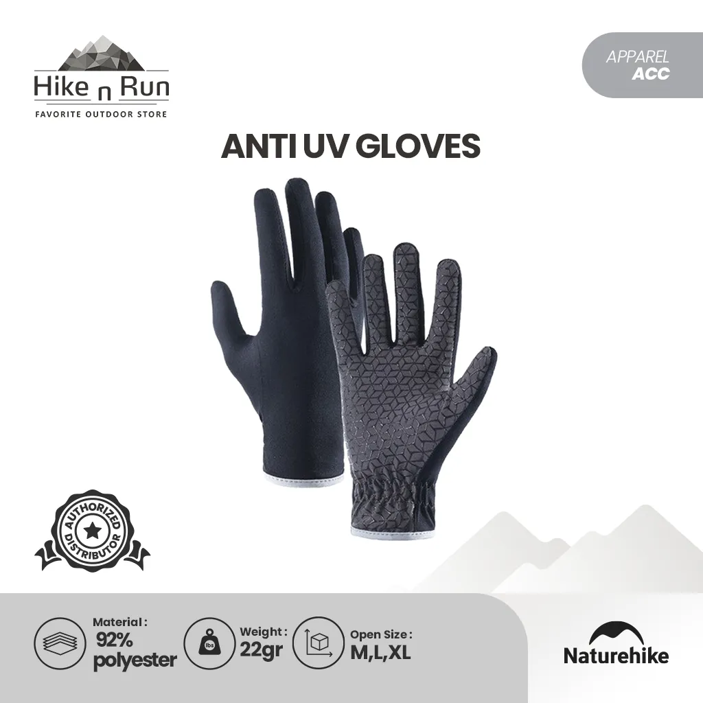 Sarung Tangan Outdoor Naturehike GL09-T NH21FS035 Anti UV Gloves