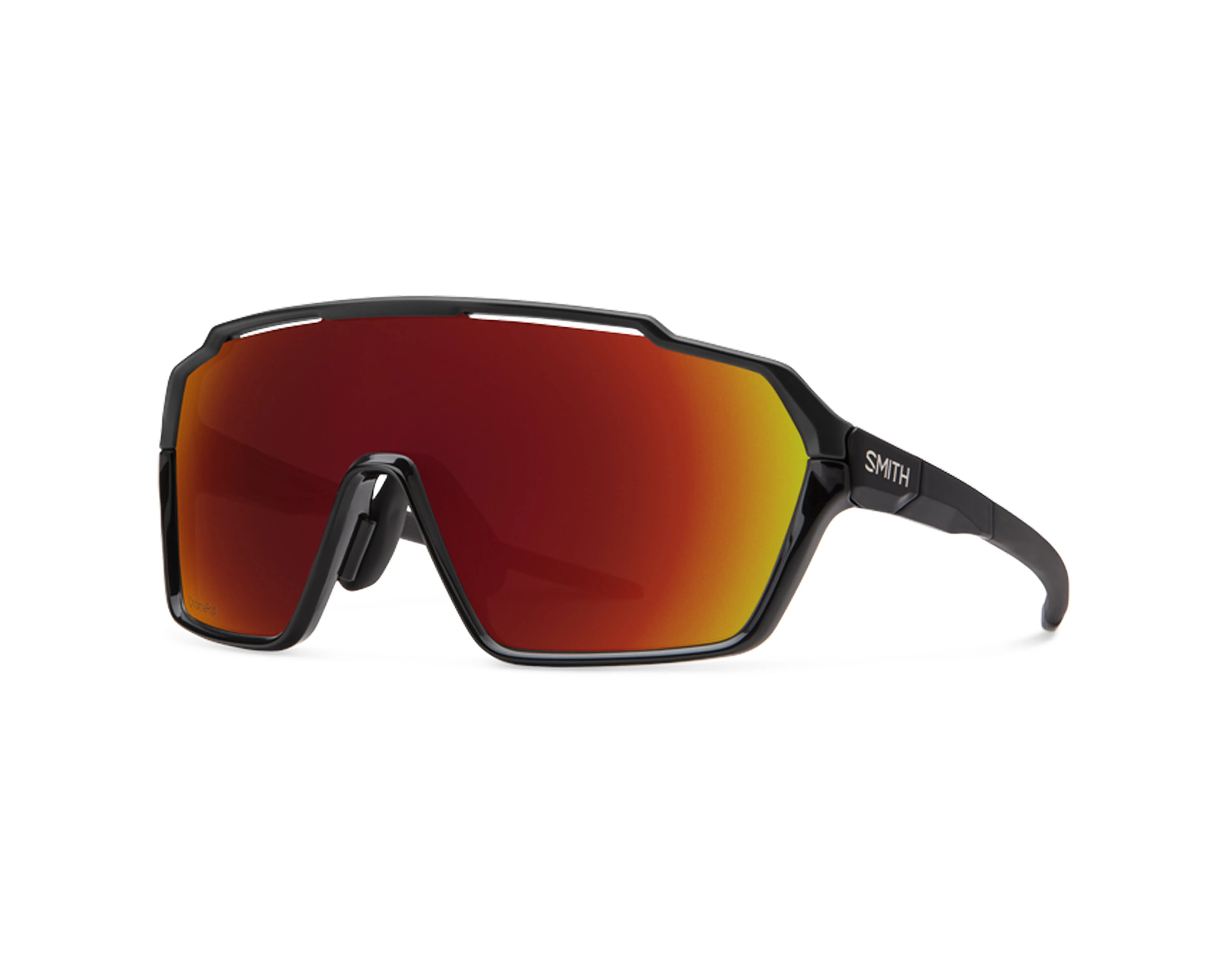 Smith Shift Mag Black   ChromaPop Red Mirror Lens