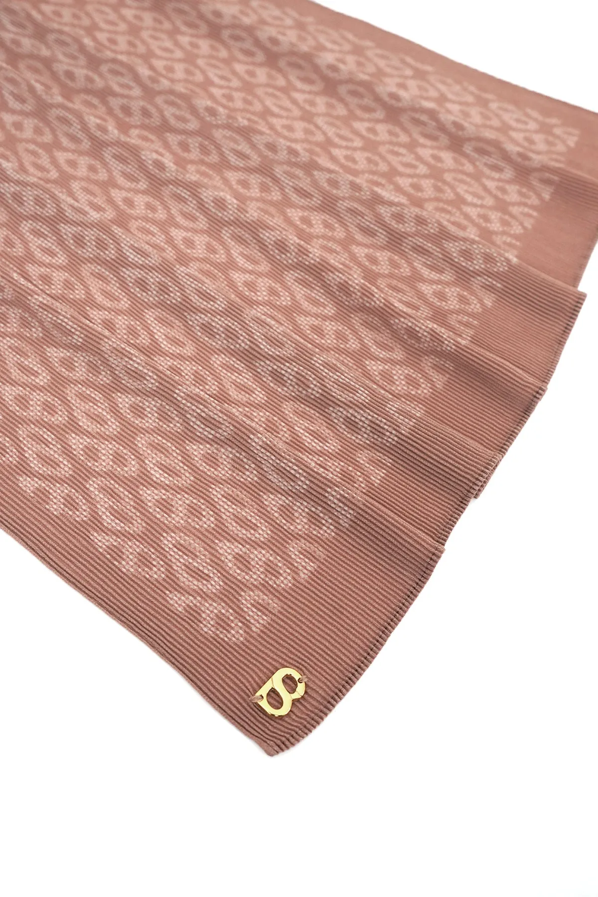 Tapis Pleated Shawl - Mocha