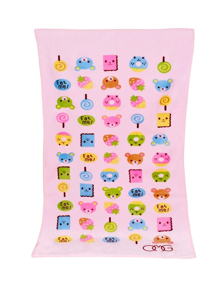 THE LITTLE LOOKERS Towel/Bath Towel / 100% Cotton Washcloth for New Born Baby/Infants/Toddlers