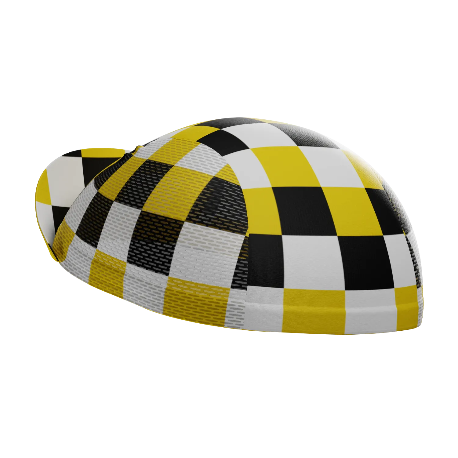 Unisex Checkered Plaid Quick Dry Cycling Cap