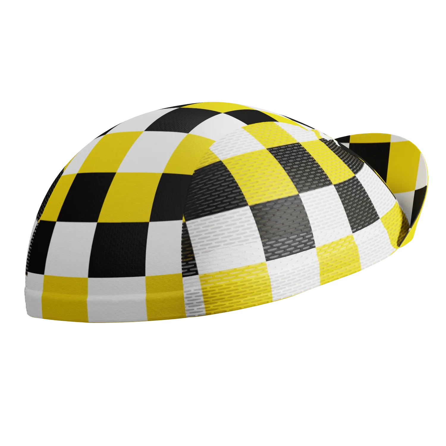 Unisex Checkered Plaid Quick Dry Cycling Cap