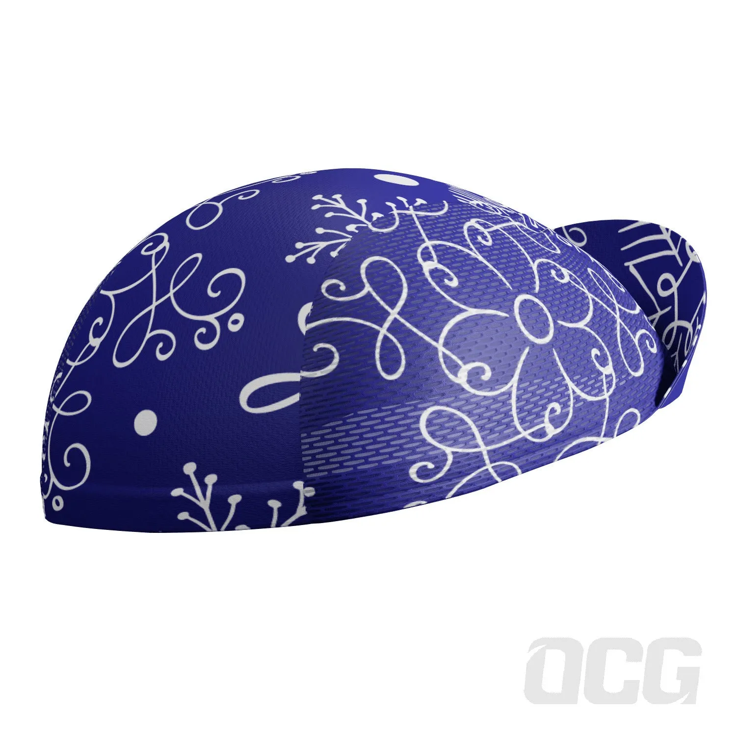 Unisex Festive Snowflake Quick Dry Cycling Cap