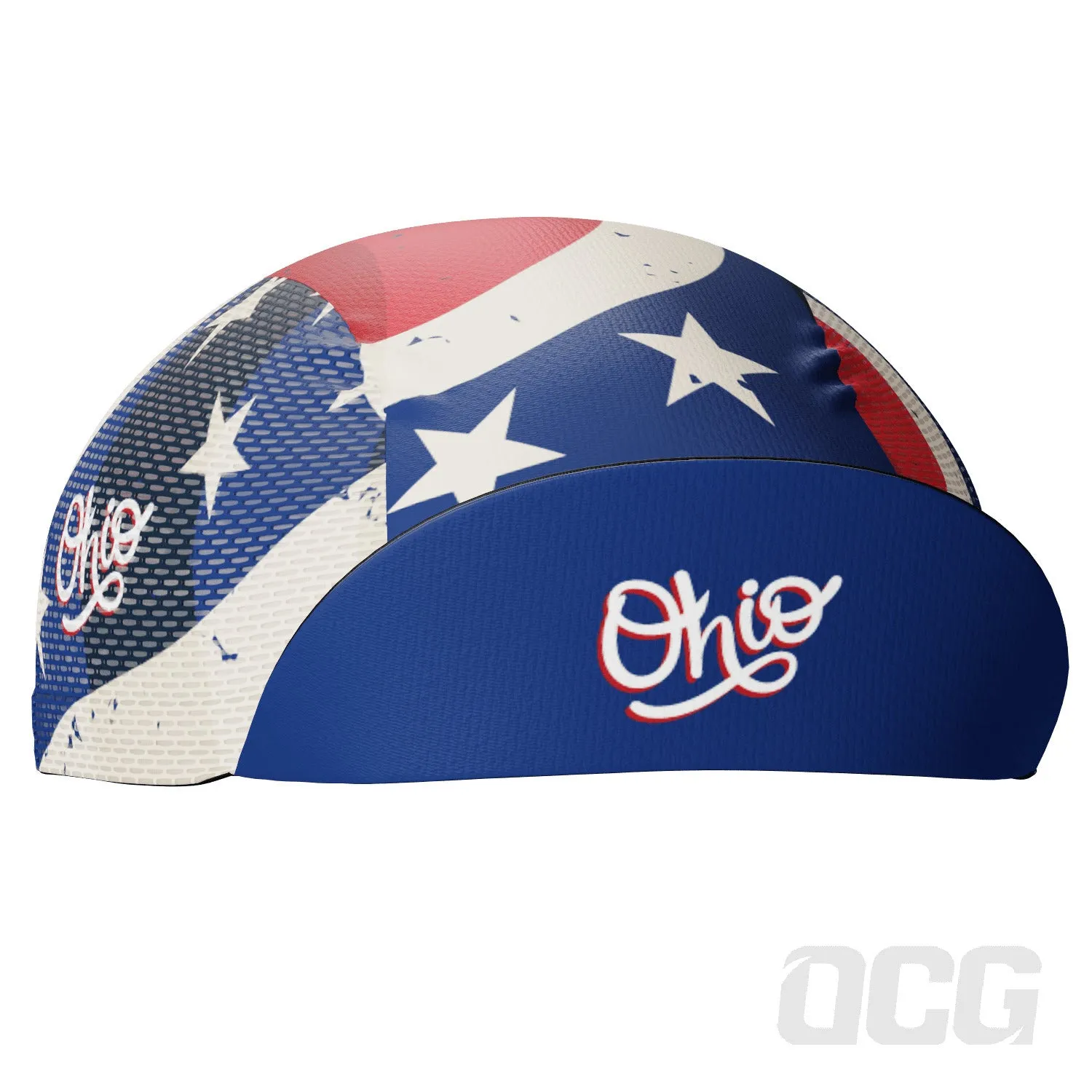 Unisex Ohio US State Icon Quick Dry Cycling Cap