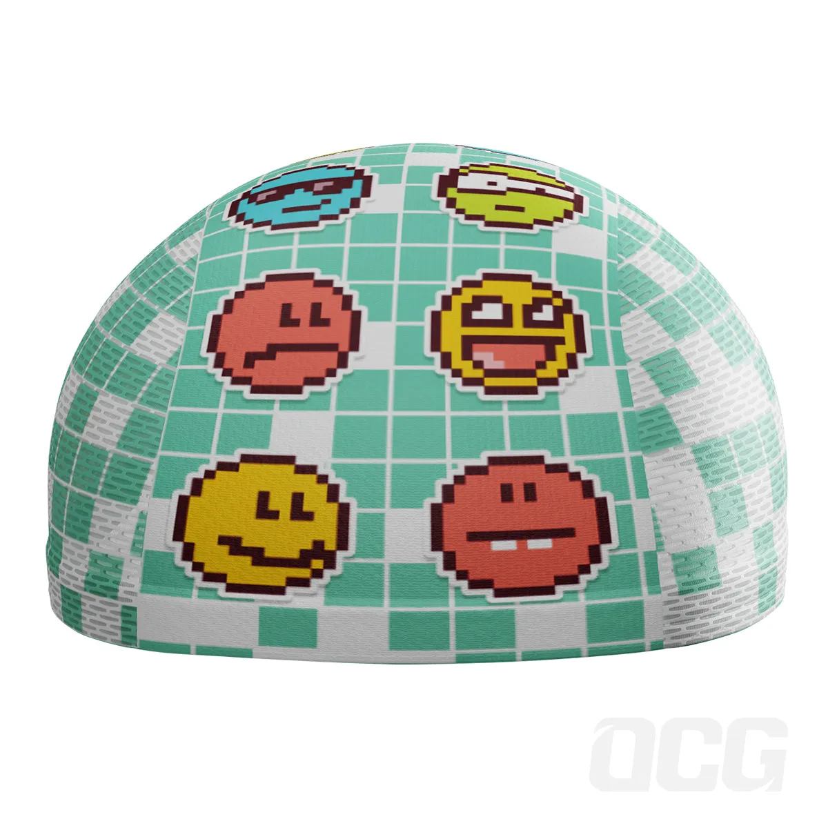 Unisex Pixel Mania Emoji 8 Bit Quick Dry Cycling Cap