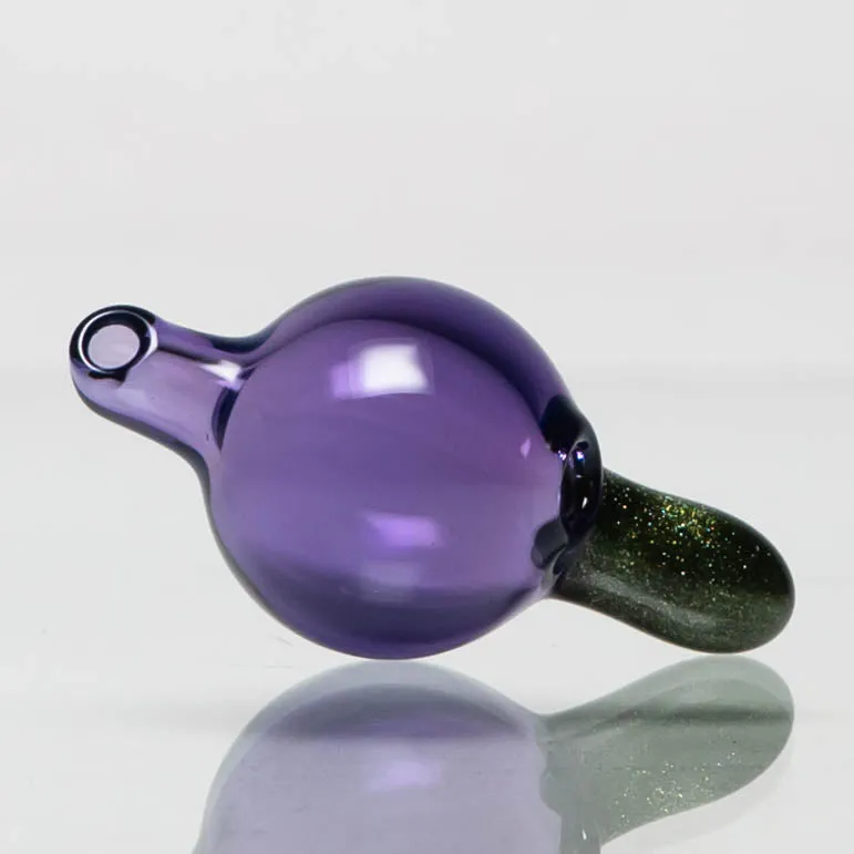 Unity Glassworks - Puffco Peak/ Carta Bubble Cap - Royal Jelly & Metal Fleck