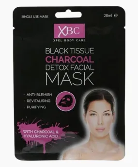 Xpel Marketing XBC Xpel Body Care Black Tissue Charcoal Detox Facial Mask